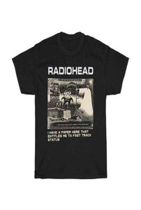 Radiohead T Shirt Erkekler Moda Yaz Pamuk Tshirts Çocuk Hip Hop Üstleri Arktik Maymunlar Tees Kadınlar TOPS RO Boy Camisetas Hombre T2203784277