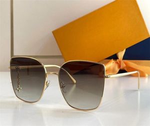 Дизайнерские дешевые классические роскошные солнцезащитные очки для кошачьих глаз для женщин авангарда металлические подвесные очки летний элегантный гламурный стиль 4055694