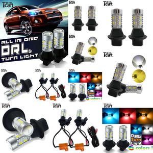 Acessórios para luz de carro TCART PY21W/BAY15S1156 DRL LUZES DIA DIA PAR