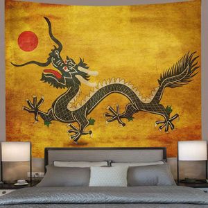 Dragon Trippy Wolf Tapestry Audio Simsant Galaxy Unicorn Art Wall appeso per soggiorno camera da letto Dorma arredamento Dorm R0411