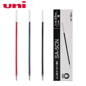 Pens 12 Pcs/lot Mitsubishi Uni Sa5cn/sa7cn 0.5mm/0.7mm Ballpoint Pen Refill 3 Color Writing Supplies Office & School Supplies