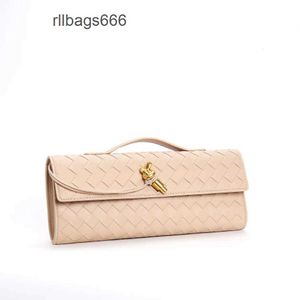 Capacity Women Crossbody Bottegs Leather Long Venetass Weave Clutch Winter Bag Andiamo Large Versatile Lady 2024 Bags Autumn High Quality Underarm SQWO