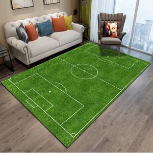 15 Sizes Soccer Football Carpet for Living Room Area Rug Home Decor Bedroom Carpet for Boys Kids Home Kitchen Mat Floor Mat Gift