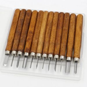 3/4pcs Wood Carving Chisels Tools Wood Carving for DIY Woodworking Engraving Olive Carving Knife Handmade Knife Tool Set