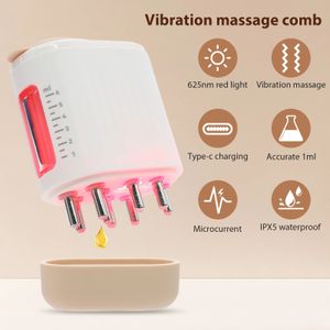 3 datorer Electric Hair Oil Applicator Scalp Massager Scalp Oil Applator Head Massager för hårtillväxtvätska Essential Oil Serum 240408