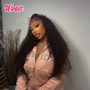 Mel loira com raiz preta Curly13x6 Lace Frente Human Human Wig Transparente 13x4 Wigs frontal de renda para mulheres Brasileiras pré -explodidas