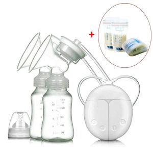 Breastpumps Electric breast pump 30 pcs milk storage bag Feeding Breast Pumps Large Suction Breast Massage Milk Sucker Puller Milker Pump