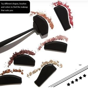 6 in 1 cuscinetto di ombretto in silicone stampini per ombretto Stencil eye stampante Applicatore per trucco per occhio eyeliner stencils di bellezza strumenti di bellezza