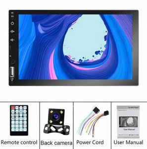 2Din Car Multimedia Player Android 81 7 HDカーラジオタッチスクリーン2DinオートオーディオステレオMP5 BluetoothプレーヤーUSB TF FM N25S9278245