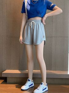 Hoip Deeky Summer Casual Women Shorts Sweat Antants Универсальные женские брюки Минимализм свободный короткие брюки чистый цвет спорт стиль