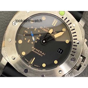 Luxury for Mens Mechanical Watch Automatyczny ruch Sapphire Mirror 47 mm Importowana gumowa marka Watchband Włochy Sport 712V