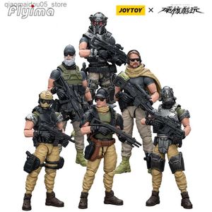 Figury zabawek akcji 1/18 Joytoy Hardcore Cool Action Wyspa najemników Kina 6 sztuk anime Model Prezenty do bezpłatnej dostawy