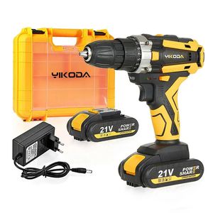 1216821V Cordless Drill Rechargeable Electric Screwdriver Lithium Battery Household Multifunction 2 Speed Power Tools 240407