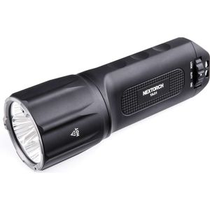 Flashlight di ricerca tattica di Nextorch TA31 - Flasona compatta ricaricabile ULTRA LUMENS LUMENS con 5 modalità, strobo, tallone ceramico, strumento di finestra rotto tattico