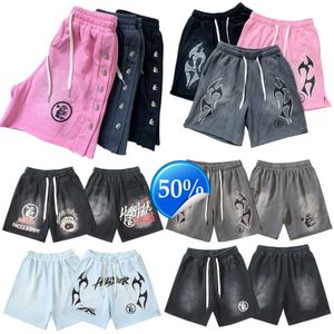 Designer shorts men tracksuit hell star short sets mens Hellstar pants casual Shorts basketball running fitness hip hop loose fit top quality clothing