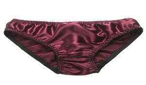 100 Silk Panties Manliga trigonometriska plus storlek trosor hälso- och sjukvård andas underkläder män boxare plus storlek 2xl underpanties8857904