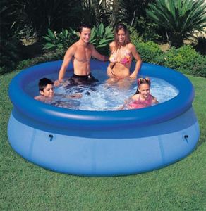 305cm 76cm Mavi AGP Yerde Yüzme Havuzu Aile Havuzu Yetişkinler İçin Şişirilebilir Çocuk Çocuk Aqua Yaz Su1822717