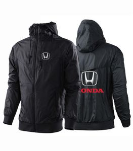 2020 Summer Mens Honda Car Logo Sports Punk Designer Fleece Sweatshirt Custom Hoodies Zipper Patchwork Harajuku Male Jackets950001010