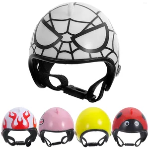 Dog Apparel 5 Pcs Chicken Protective Safety Pretend Hard Hat Miniature Helmets Plastic