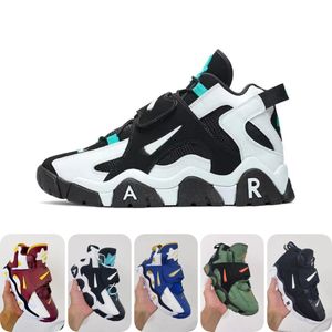 Air Barrage Mid Basketball Sneakers Mens Women Designer Discual Devities Highting Justice Runner Platform Athletic Red Sports Supers Supers Bowls Liv Sneakers Shoes