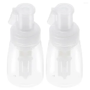 Storage Bottles 2 PCS Powder Spray Bottle Dry Container Fine Mist Hair Cleaning Fluid Dispenser The Pet Home Use Travel Clear Plastic