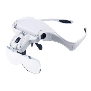 Supplies New Design Tattoo Lamps Led Headband Loupe Magnifier Glass Microblading Accesories for Permanent Makeup