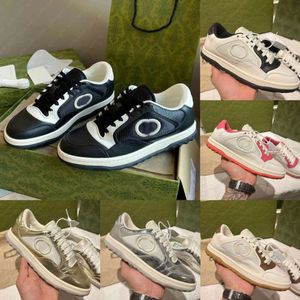 Projektant Mac80 Sneakers Men Buty swobodne buty kobiety trenerzy blokujący haft luksusowy platforma Biała czarna skóra Włochy Sneaker