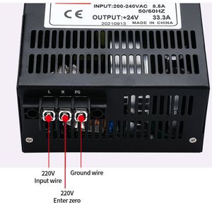 MZMW 1000W Switching Strömförsörjning SK-1000 0-12V 15 24V 36V 48V 60V 80V 110V 220V AC/DC 220VAC JUSTERBAR SPOTAGE Hög effekt SMPS