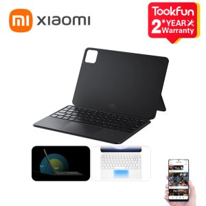 Keyboards Original XIAOMI Pad 6/6Pro Smart Touch Tablet Keyboard NFC Wireless Ultra Thin Trackpad Flip Adsorption Magnetic Leather Case