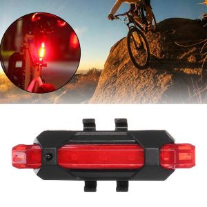 バイクライト屋外マウンテン自転車充電式LEDテールライトUSBリアテール安全警告サイクリングライトポータブルフラッシュライト