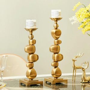 Titulares de vela Nórdicos Redic Romantic Table Dinner Adeços Ornamentos