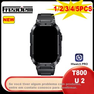 Watches 45mm Smart Watches for Men Women 1.99inch Wireless Bluetooth Call Message Alarm Reminder Sports T800 Ultra 2 Smart Watch