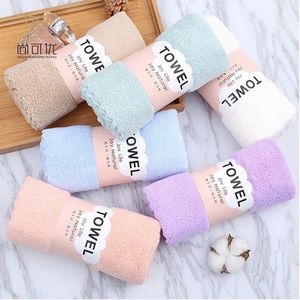 35x75 cm Mikrofasel -Handtuch Haushalt Badezimmer Gesicht Handtuch Feste Farbe Schnelles trockenes Haar Handtuch Händetuch Absorption Face Towel Haushalt Badezimmer Handtuch