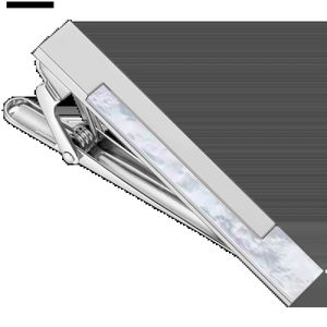 タイクリップ2インチのマザーオブパールタイクリップ男性用のマザーオブパールタイクリップでは、毎日のビジネスアニバーサリーウェディングY240411に適したメンズファッションに適したギフトボクティヴィーティーバー