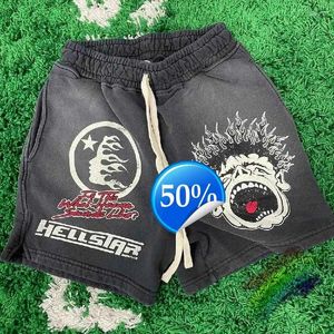 Mens Shorts Hellstar Studios soa como o céu masculino as mulheres de qualidade de luta de tamanho grande