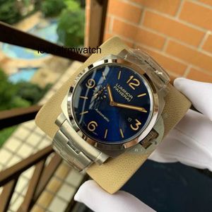 Lyx för Mens Mechanical Watch Automatic Sapphire Mirror 45mm 13mm 904 Steel Strap Brand Italy Sport Wristwatches CX3G