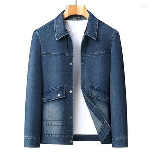 Men's Jackets Arrival Youth Fashion Casual Denim Jacket Spring And Autumn Turn-down Collar Coat Plus Size L-2XL3XL4XL5XL 6XL 7XL 8XL