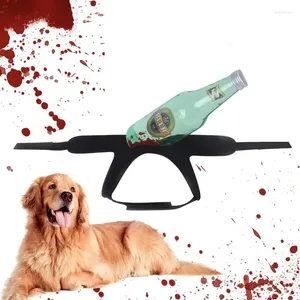 Dog Collars Halloween Harness Dress Horrible Cosplay Costume Vest With Wine Bottle Toy Supplies Pet For