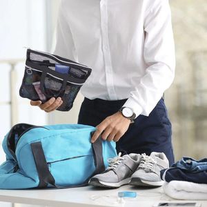 Aufbewahrungstaschen tragbare trockene Nassseparation Bad Organizer glatt und langlebig leicht zu öffnen für Studenten in College -Fitnessmitgliedern Camper