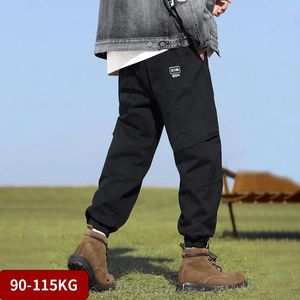 Men's Pants Oversized Cargo For Men Stylish Cotton Baggy Casual Workout Joggers Stretch Sweatpants Hiking Drawstring Tactical