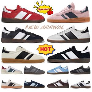 2024 Ny handboll Spezial Nästan gul Scarlet Vegan Navy Gum Aluminium Arctic Night Shadow Brown Collegiate Green White Grey Casual Shoe Sneakers Gymskor