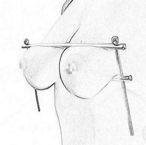 NOWOŚĆ BDSM Regulowane tortury zaciski klamki klatki sutki ograniczenia nie obligacji piersi metalowa żeńska fetysz dla dorosłych zabawki dla kobiet y14406557