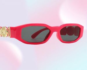 Grüne rote Farbtöne Damen Rechteck Sonnenbrille Rockstil Sonnenbrillen Männer 2021 Neue Mode Vintage Gläser Süßigkeiten Farbrahmen UV4005205611