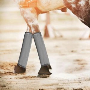 Сапоги для мух для лошадей 4pcs Professional Fine Mesh предотвращает укусовые ботинки для ног лошади для ног для скачек тренировок