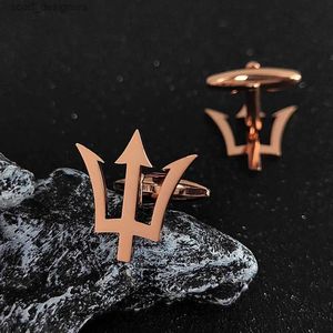 Manschettenlinks Neuen Modemenschen Manschettenknöpfe Metall Geometrisches Symbol Manschette Links Knöpfe Gold silbry Männer Schmuck französische Anzug Accessoires Geschenke Y240411