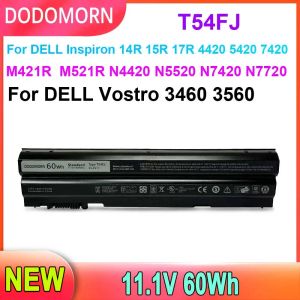 Batteries DODOMORN New Laptop Battery T54FJ 60WH For DELL Latitude E5420 E5430 E5520 E5530 E6420 E6430 E6520 E6530 For Inspiron 7420 7520