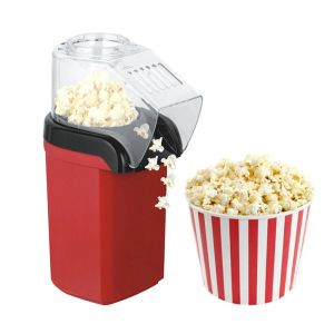 Makers Household Electric Popcorn Machine Domestic Automatic Mini Hot Air Corn Popcorn Popper Maker DIY Children's Popcorn Movie Snack