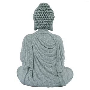 Декоративные фигурки высококачественные внутренние открытые сидячие сидячие будда садовый орнамент 4x8x12 см. Статуя декор камень дзен эффект