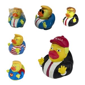 MAGA Trump Cap Ducks PVC Bath Floating Water Toy Funny Toys Gift