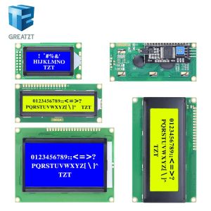 LCD -modulblå grön skärm för Arduino 0802 1602 2004 12864 LCD -karaktär Uno R3 Mega2560 Display PCF8574T IIC I2C -gränssnitt